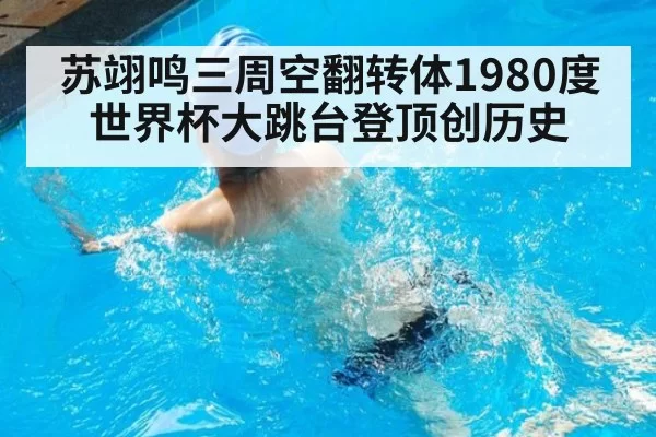 苏翊鸣三周空翻转体1980度 世界杯大跳台登顶创历史